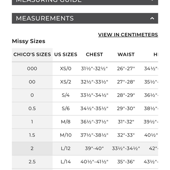 Chicos 0 (4) satin silver tank - Picture 3 of 3